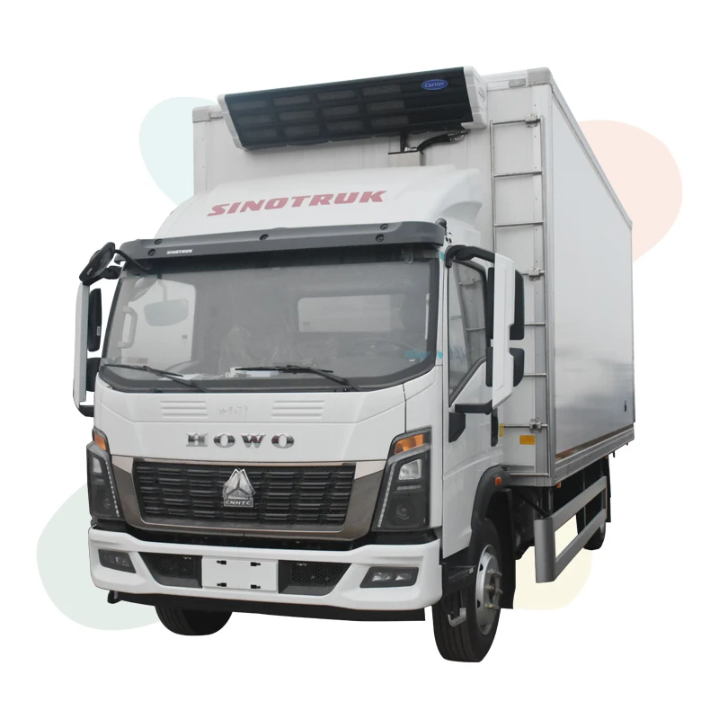 Hino 4X2 Used Howo Refrigerator Truck 5T 7T 10T Diesel  Thermo King Truck  Fruit Veg Ice Cream Frozen Meat Transportfor Sale