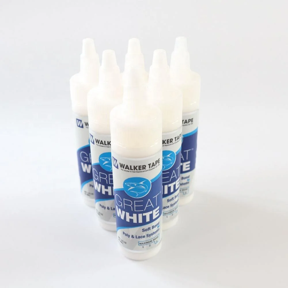 Walker GREAT WHITE SOFT BOND FOR POLY&LACE system,toupee wig ADHESIVE GLUE