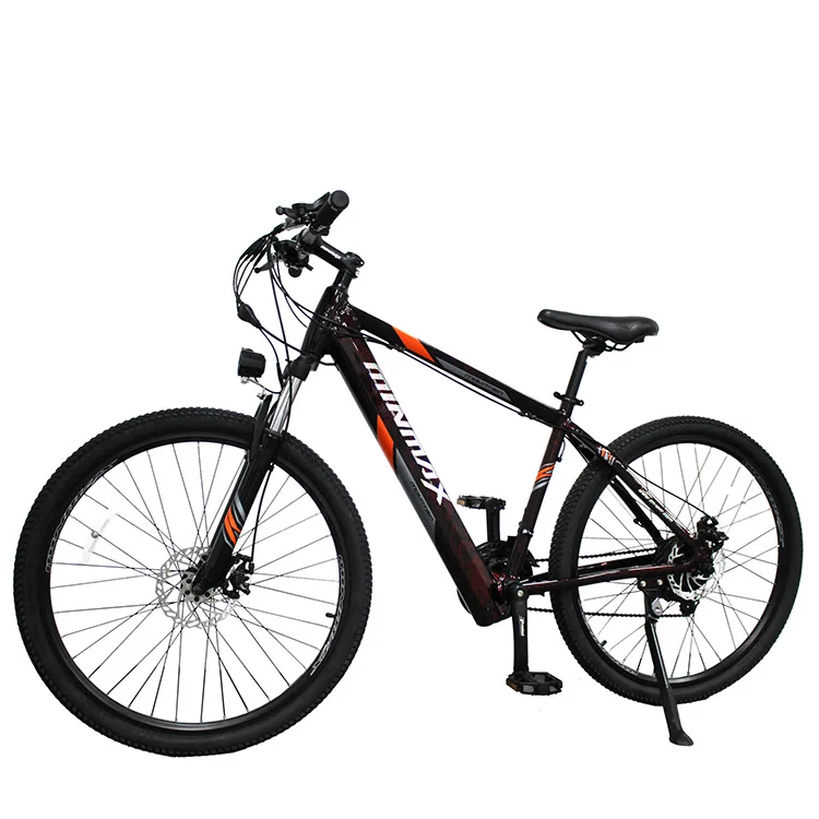 Hybrid Motor Electric City Bike 27 5 1 95 Tire Aluminum Alloy Frame 48V 10ah Lithium Battery 350W Power Torque Gears Wheel Brake