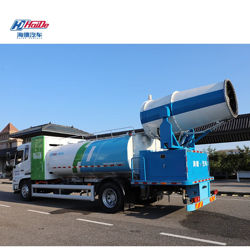 Dongfeng Fog Cannon Mist Dust Suppression Vehicle 30-80m Spray Range Water Fog Sprayer Truck