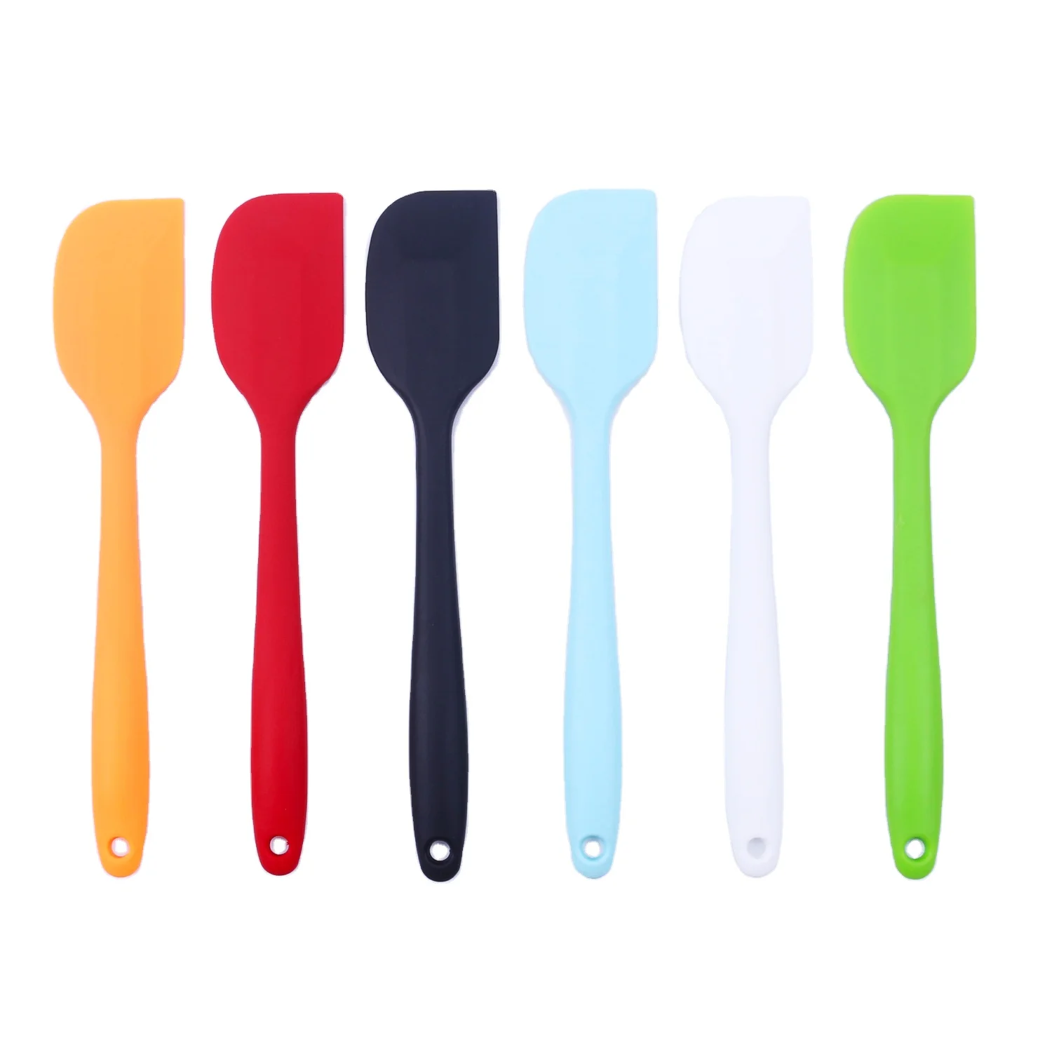 Custom Logo Silicone Spatula Heat-Resistant Large Spatula Non-stick Rubber Spatulas with Stainless Steel Core