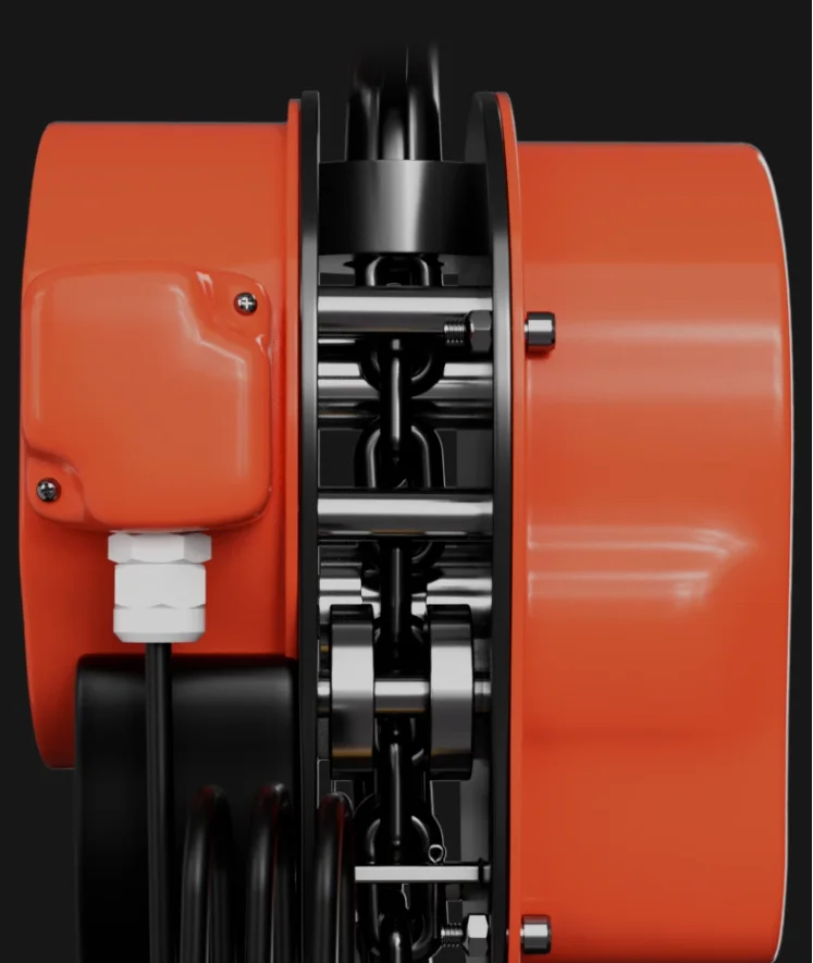 Chain electric hoist lifting