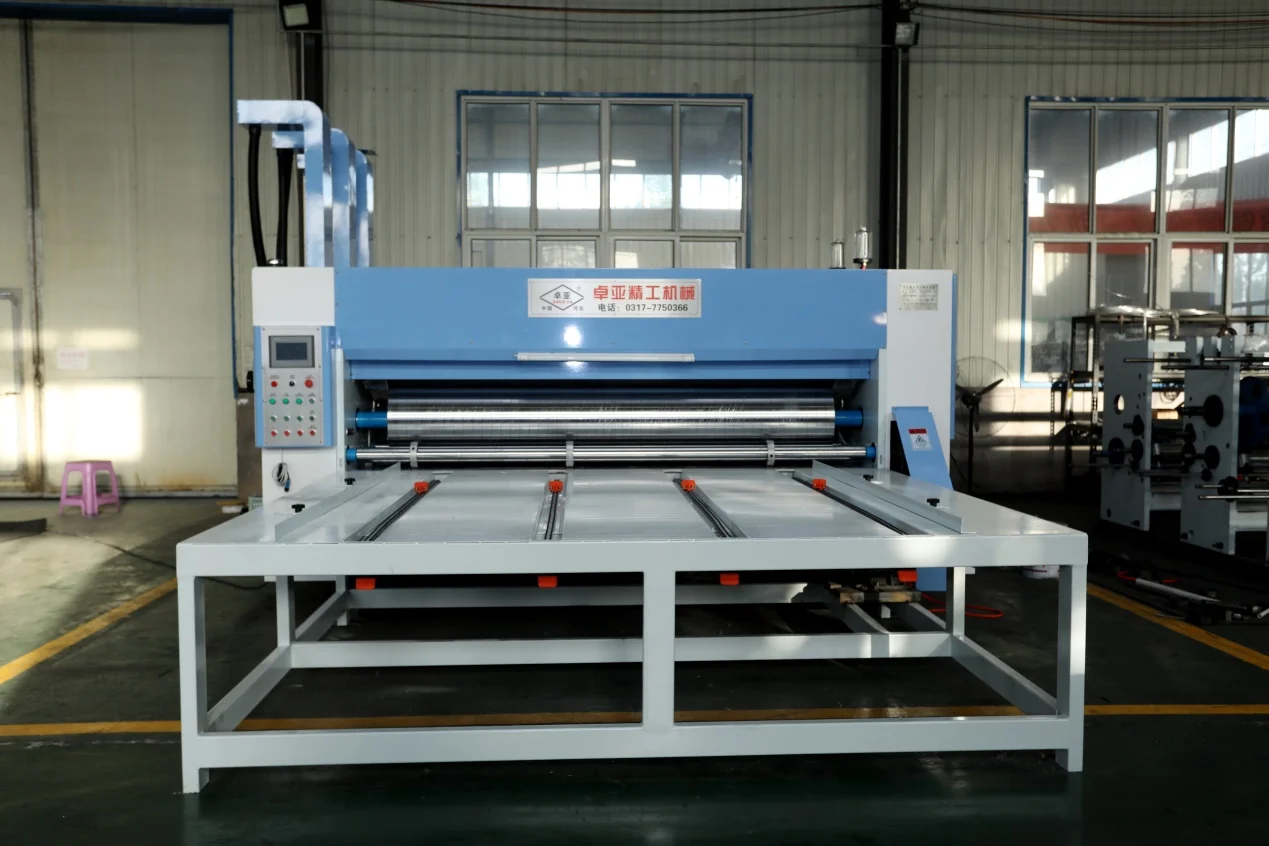 Chain Feeder Corrugated Cardboard Flexo Printer Slotter Machine