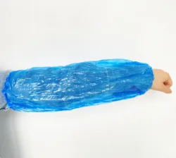 Продажа с завода, одноразовый водонепроницаемый пыленепроницаемый полиэтиленовый рукав для кухни, продуктов, чистой комнаты