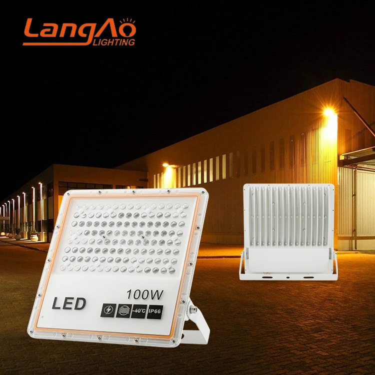 Super Bright Lighting Plaza Decorative waterproof IP65 White 30w 50w 100w 150w 200w 300W 400W 500W 600W LED Floodlight