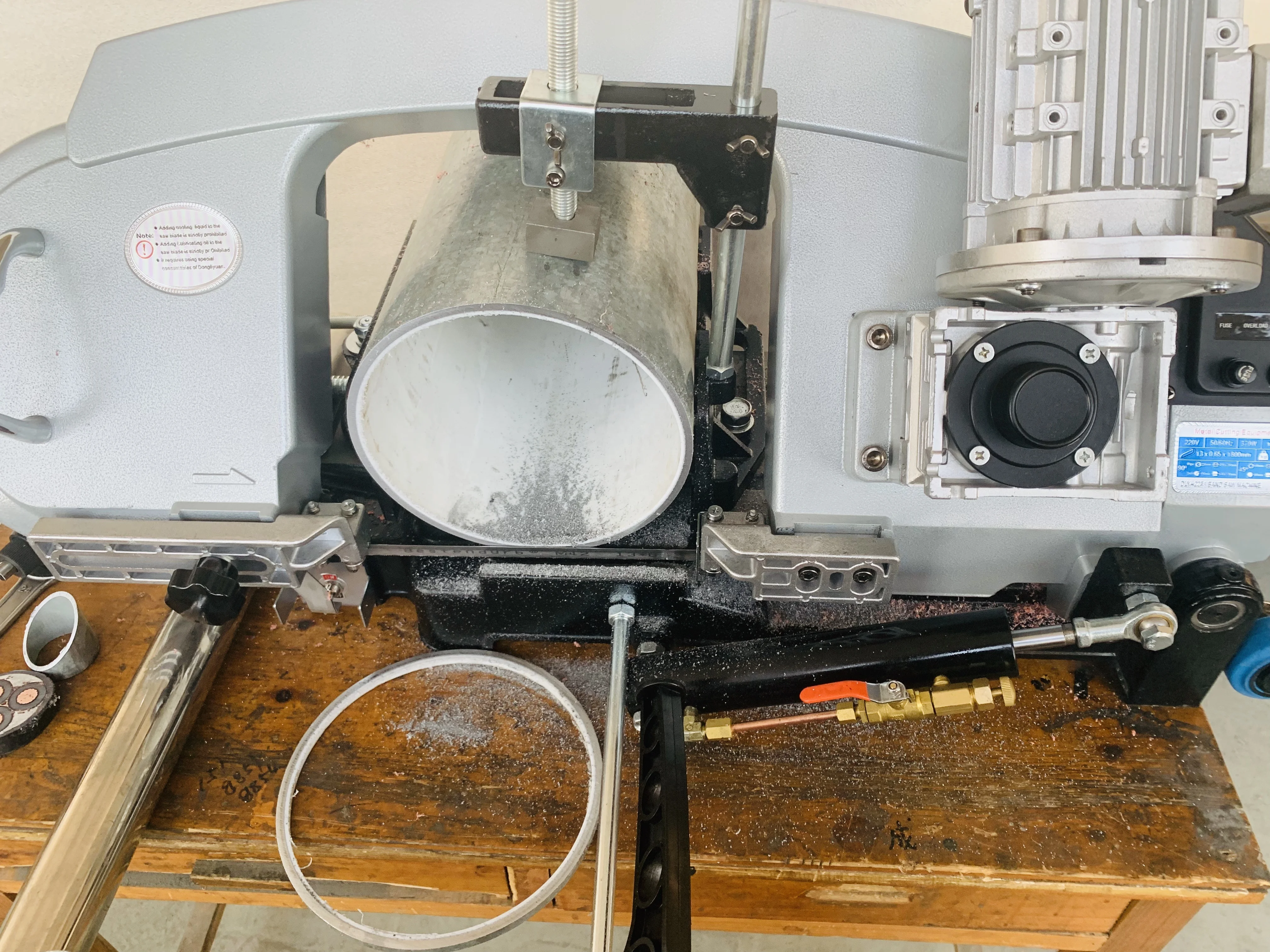 9in thin-wall pipe woodworking table saw metal band saw machine