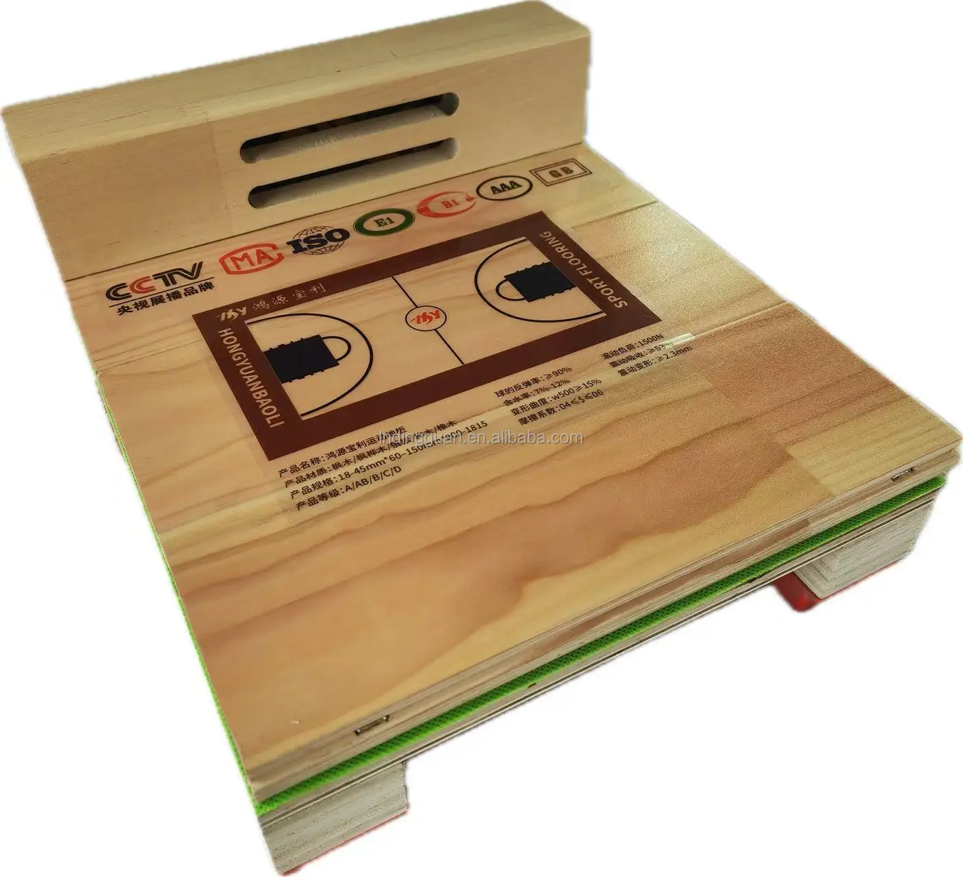 Wholesale New Design Pure natural texture solid wood flooring suitable for dance classrooms