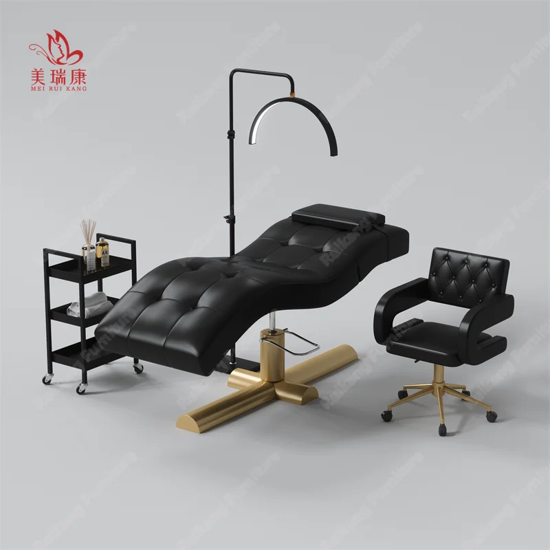 New Model S Beauty bed Ergonomic lounge chair Beauty Tattoo beauty bed head is adjustable