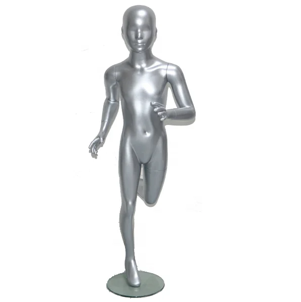 High quality pe plastic full body child kid abstract boy mannequins for sale