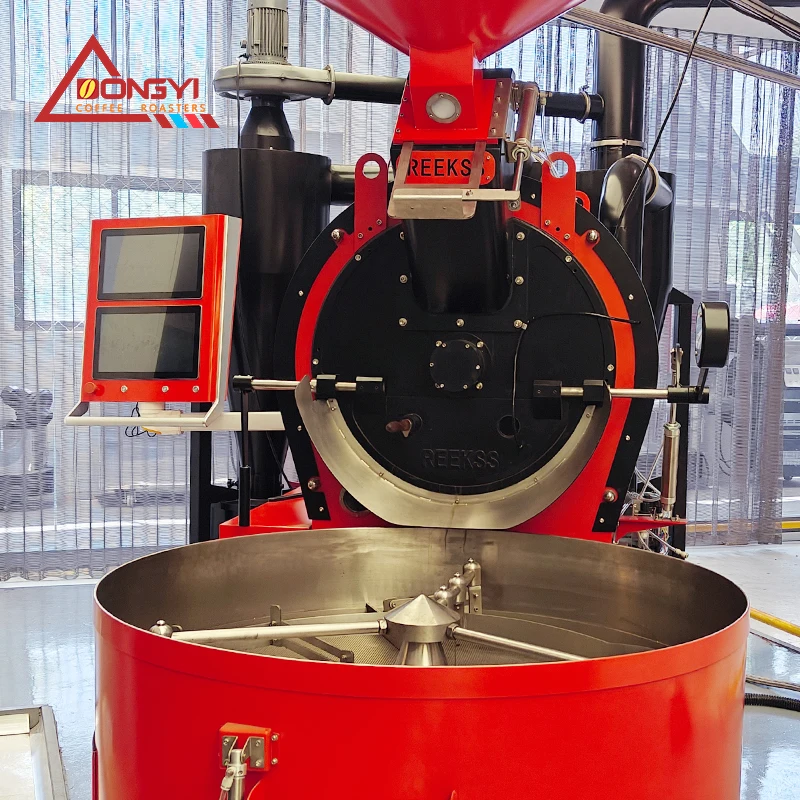 REEKSS 30kg Automatic Coffee Roaster One Key Start Roasting New Premixed Combustion Technologies