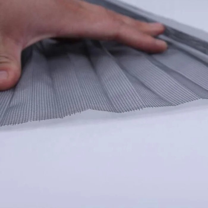 Manufacturer of Mosquito Waterproof Plisse Insect Screen/Polyester Pleated mesh/Retractable/Folding Net