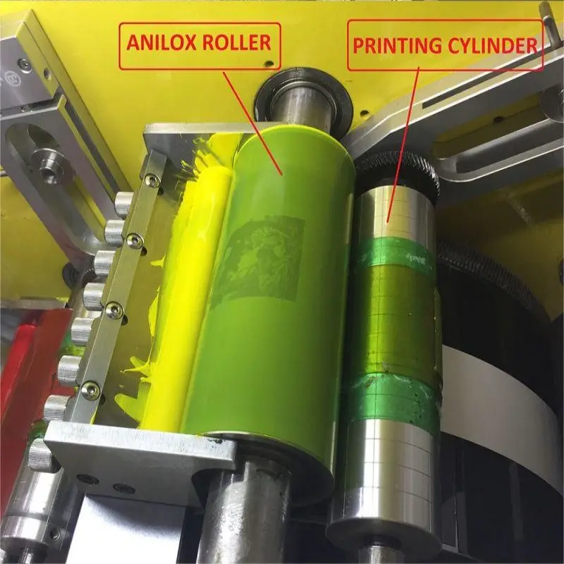 Garment Wash Care Label Flexo Printing Machine Color Satin Tags Printing Machine Clothes Label Printing Machine