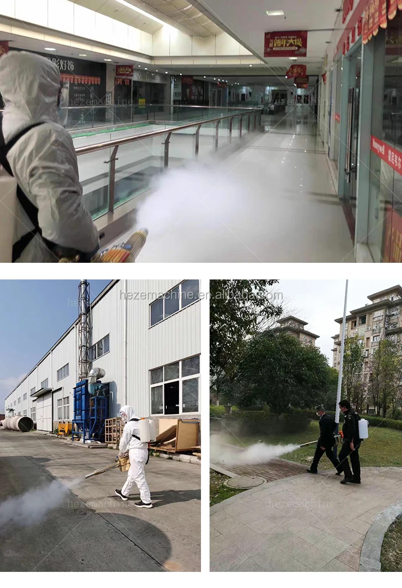 Portable Fruit Tree Mist Fogger Fumigation Disinfecting Thermal Decontamination Disinfect Fogging Fog Machine Sprayer Prices