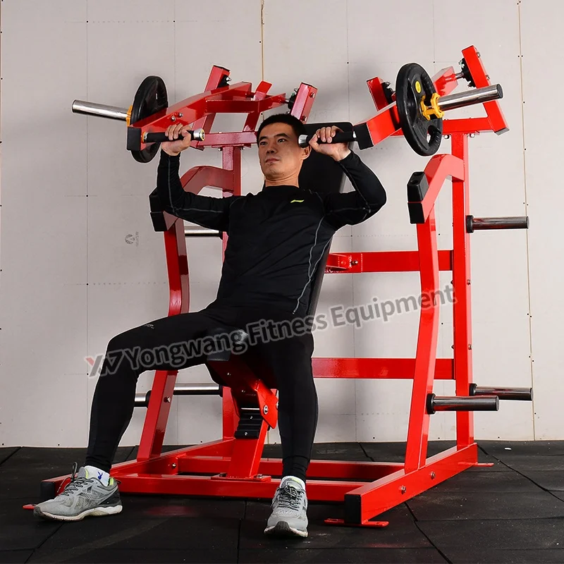 Commercial Gym Fitness Equipment Plate Loaded Iso-Lateral Incline Chest Press