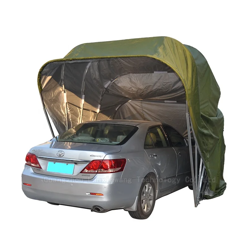 Custom Stainless Steel Retractable Outdoor Car Shelter Tent Portable Car Folding Garage Automatic Prefab Car Garage
