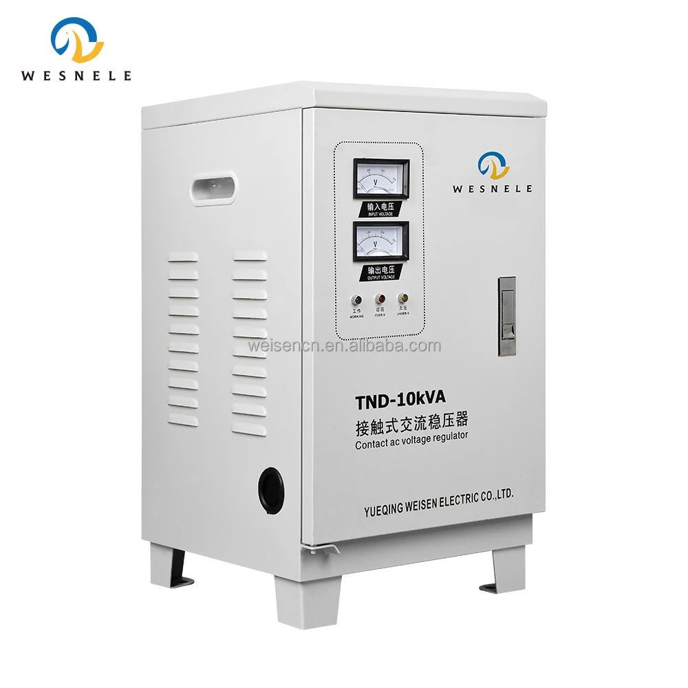 TND-10kva Single Phase electric automatic 220v  voltage ac 10000va stabilizer / regulator
