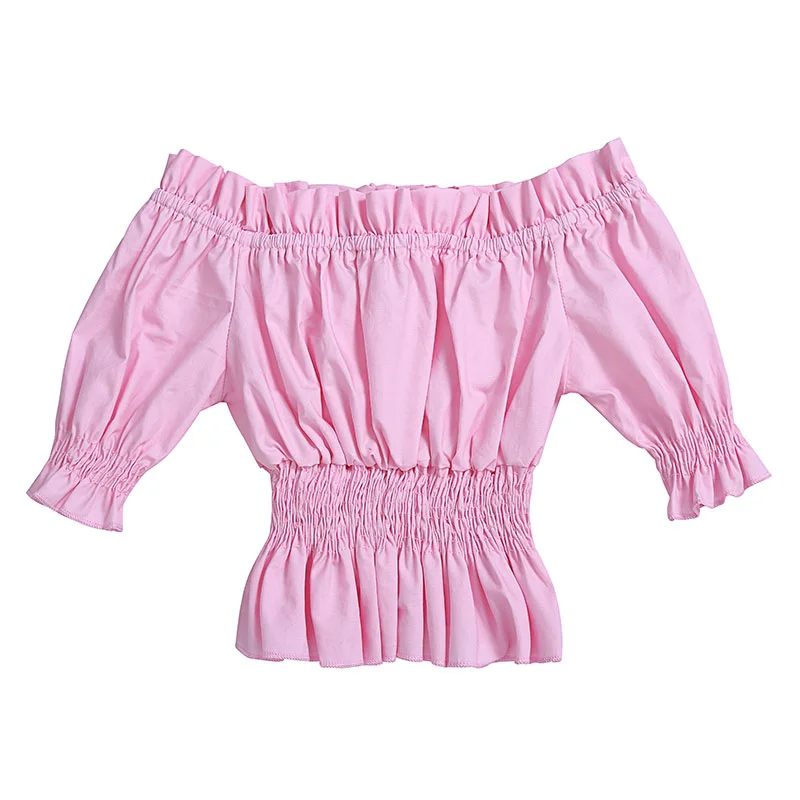 2025 Wholesale  Fashion Solid Color  Baby Girl Summer clothes Bella Smocking children Top