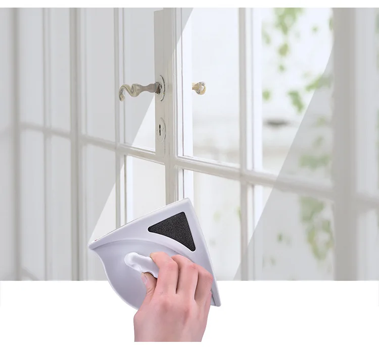 20-30mm glass window cleaning equipment triangle double side glass cleaner