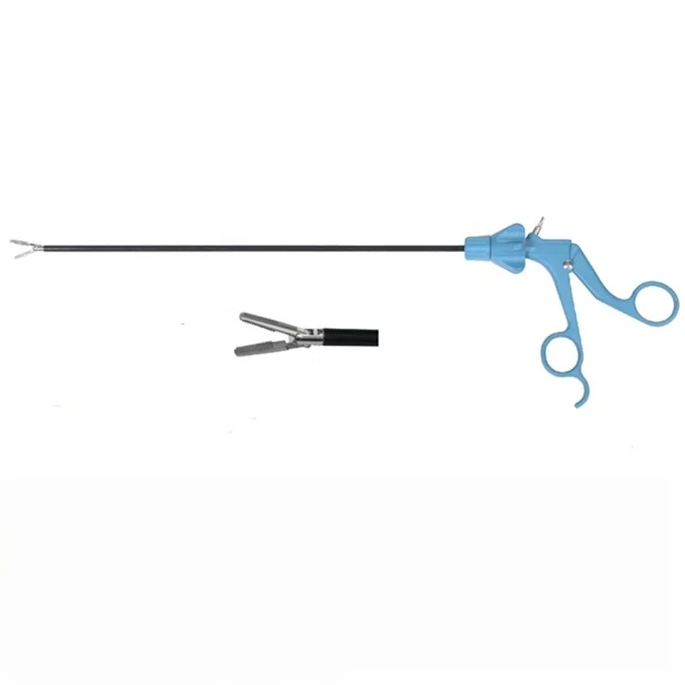 101.024D New CE Approved Bipolar Dissecting Forceps 5x330mm double action straight head+ Bipolar Cable Laparoscopy