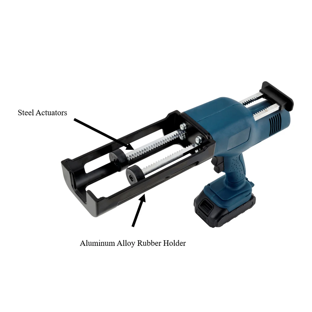 Электрический пистолет для инъекций 1:1 400 мл/600 мл двойной аккумулятор силиконовый герметизации