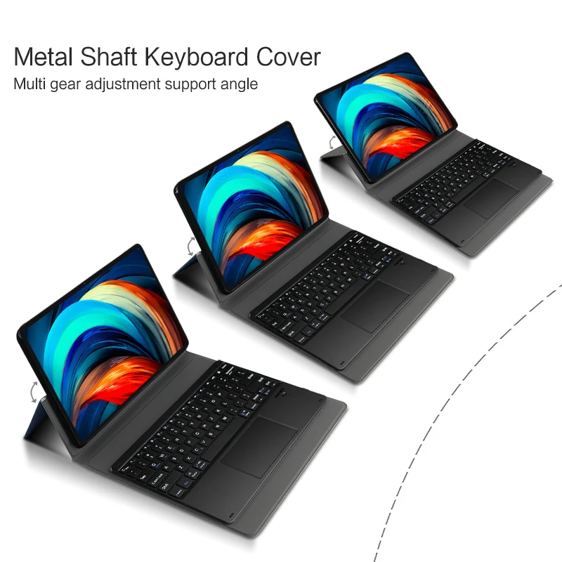 Keyboard Case for Lenovo Xiaoxin Pad Pro 12.6 Case Tab P12 Pro TB-Q706F/N 12.6 inch Tablet wireless keyboard with touchpad cover