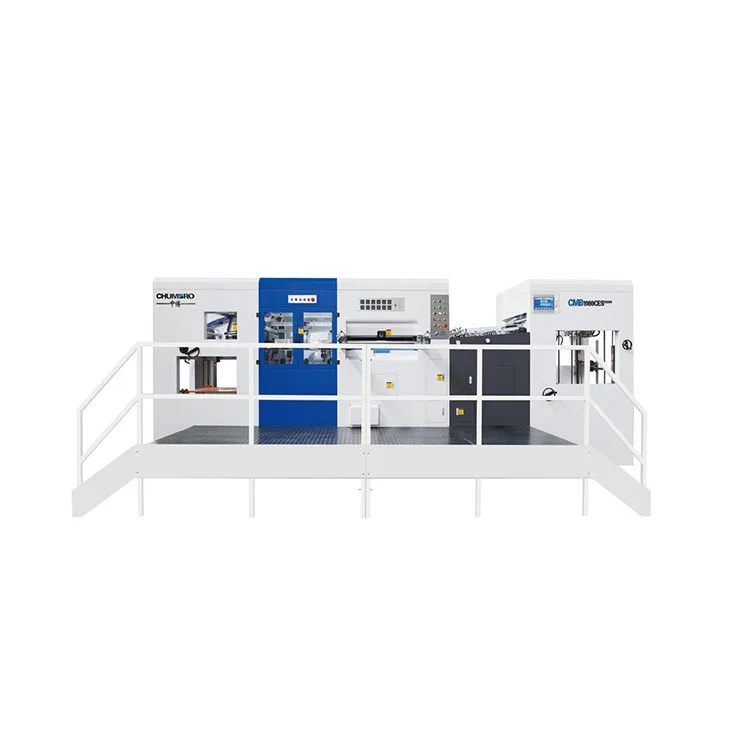 Adhesive Label Flat Bed Die Cutting Machine Hot Stamping Lamination Punching Slitting