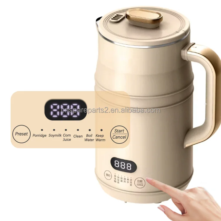 Home Appliance 1000ml Multifunctional Soybean Milk Blender For Homemade Almond Coconut Soy Vegan Milk And Dairy Beverages