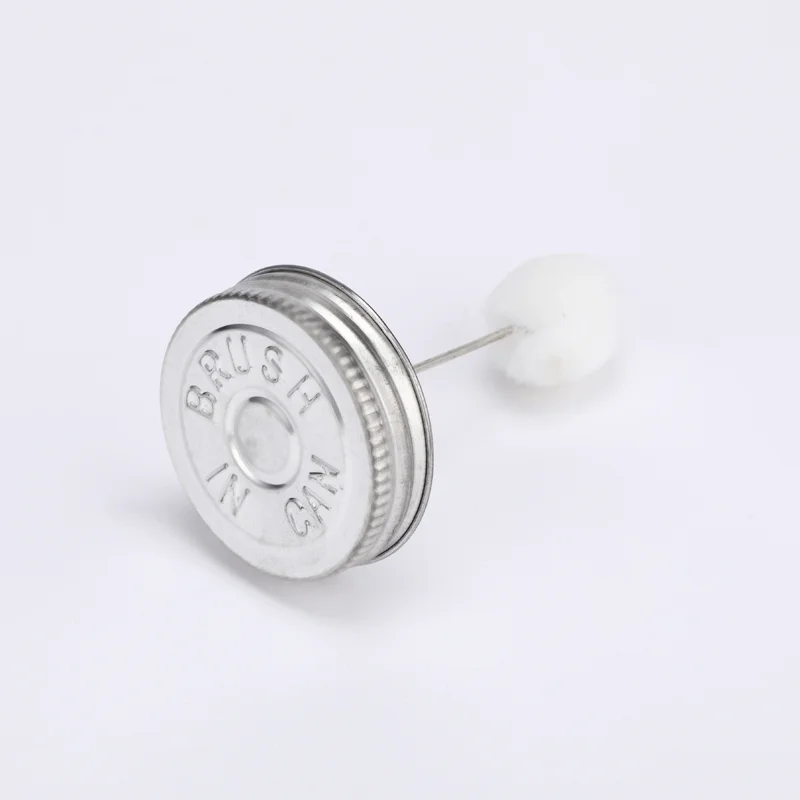 metal lid with brush for adhesive several size for your choice