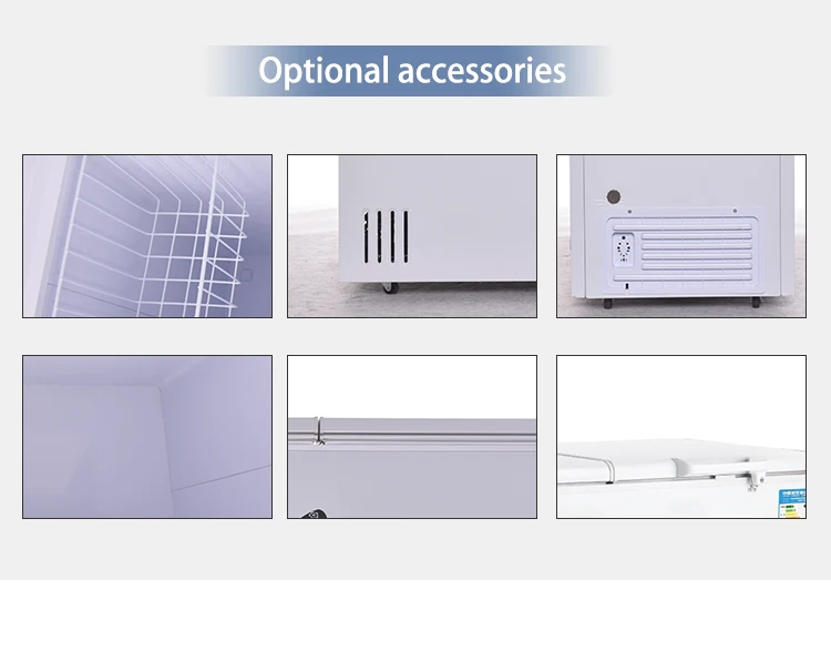 SNOWSEA Freezer 400 liter factory price portable high quality  chest freezer display fridge refrigerators freezers