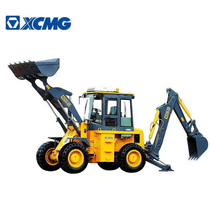 XCMG official backhoe WZ30-25 4x4 farm tractor with front end loader