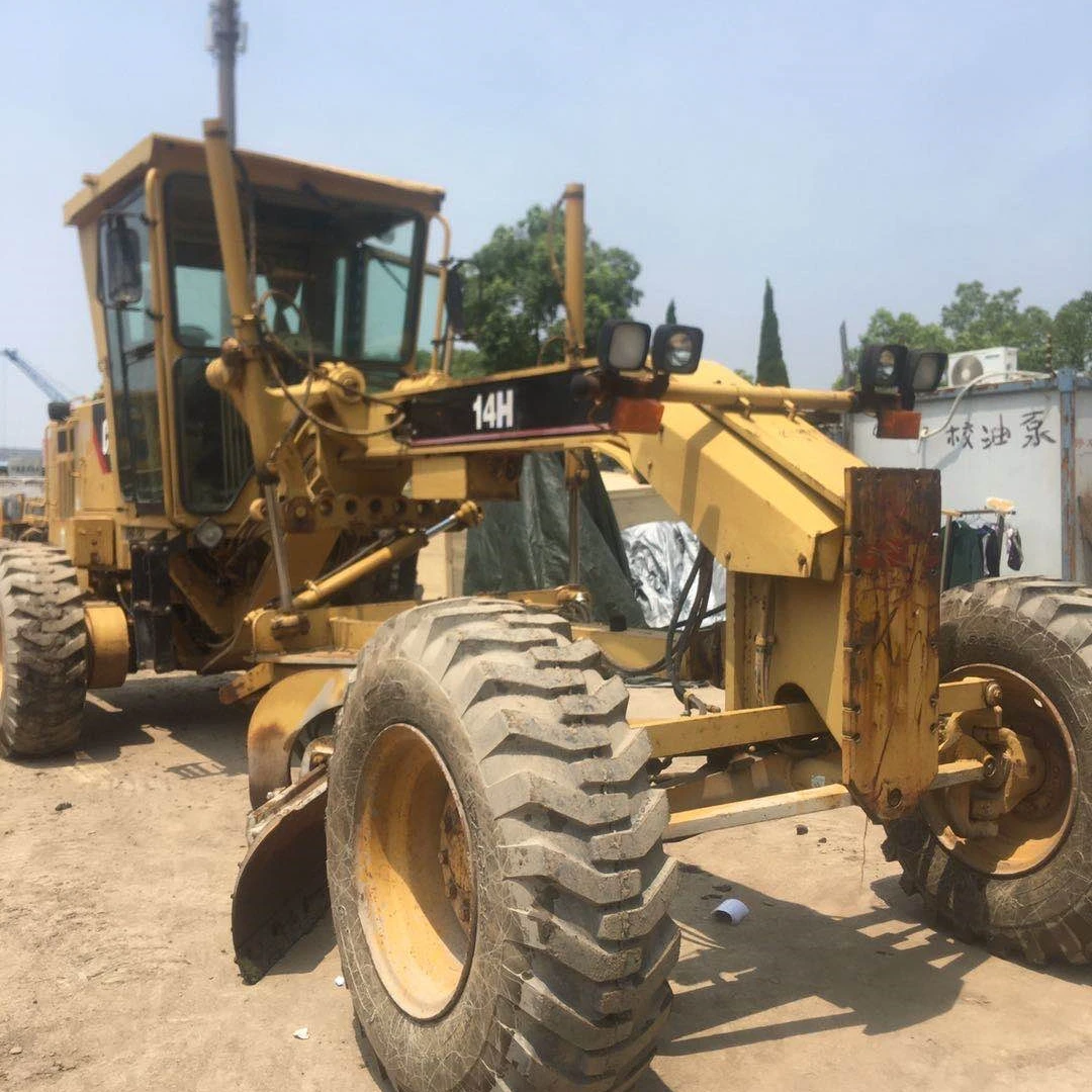 Подержанные автогрейдеры CAT 14H/японские подержанные 140G 140H/б/у Caterpillar 14H для продажи в Шанхае