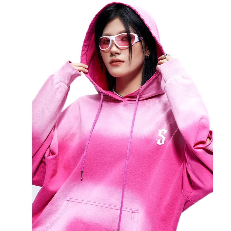 Custom hoodies for women stylish wash oversized hoodie women