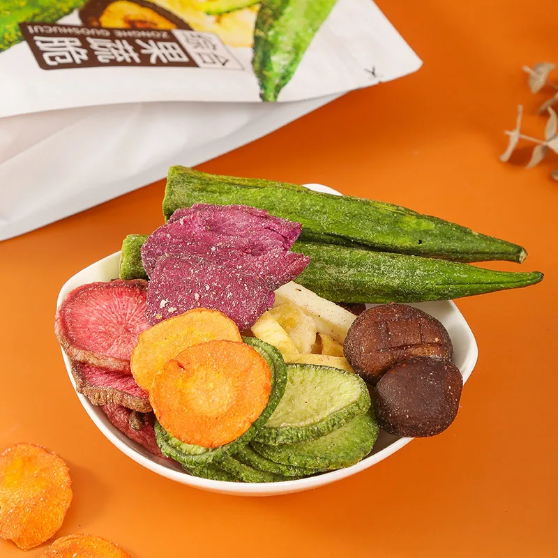 Комплексные чипсы для фруктов и овощей 250 г готовые к употреблению разные овощи фрукты сушеные Детские обезвоженные смешанные