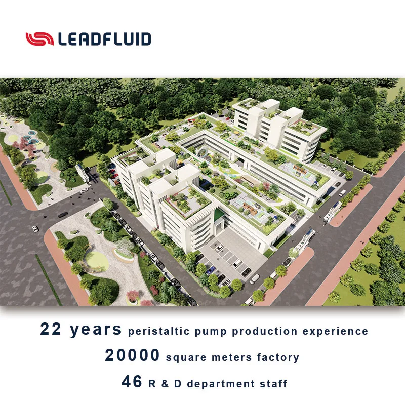 Lead Fluid High Viscosity Large Flow Peristaltic Dosing Pump WG600F With YZ35 Pump Head