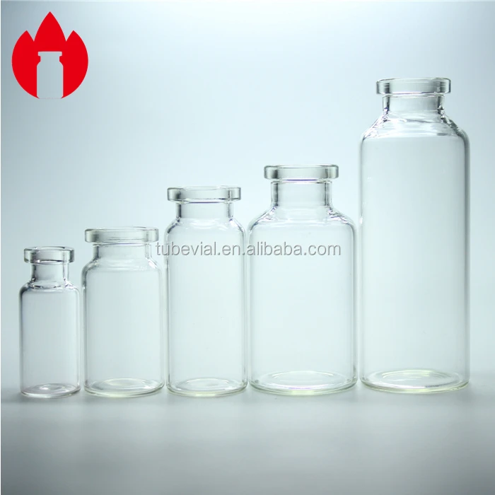 3ml 5ml 7ml 10ml 30ml Clear or Amber Medical Injection Glass Bottle Vial