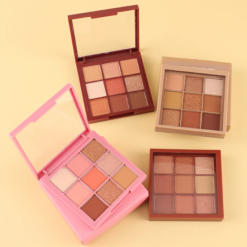 2022 new cosmetic products 9 colors eye shadow mineral  vegan  beauty secret tech eye shadow makeup