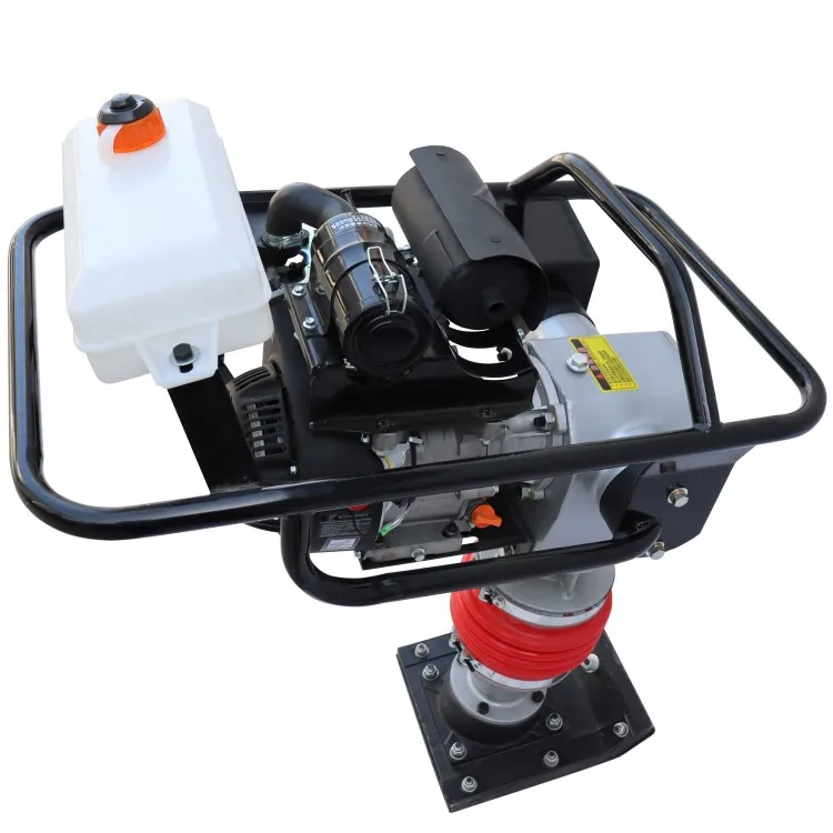 Petrol Type Earth Rammer Compacting Vibratory Rammer Gasoline Engine 5.5hp Tamping Impacting Rammer