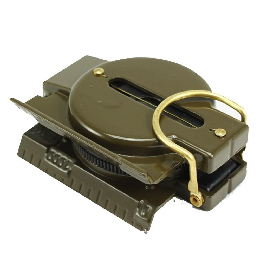 
Portable Military Green Folding Lens Compass Military Multifunctional Outdoor Compass Marine Compass Car 