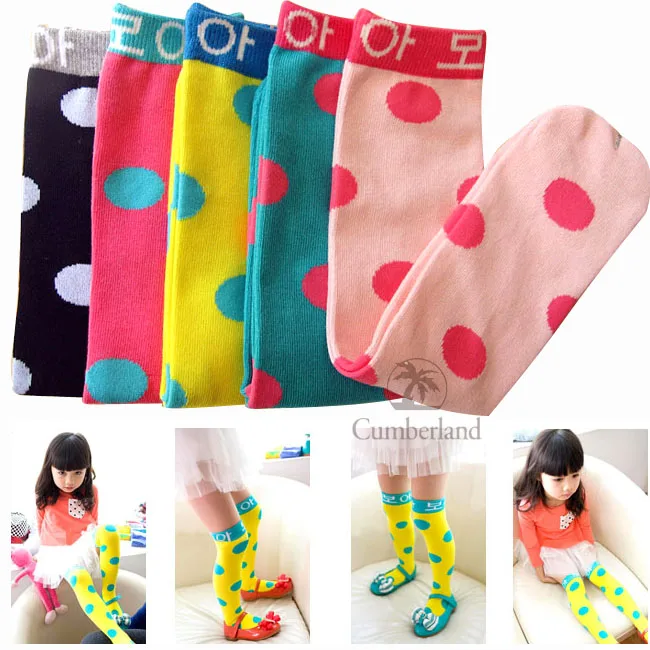 Custom manufacturers Knee High without heel baby girl casual Sock