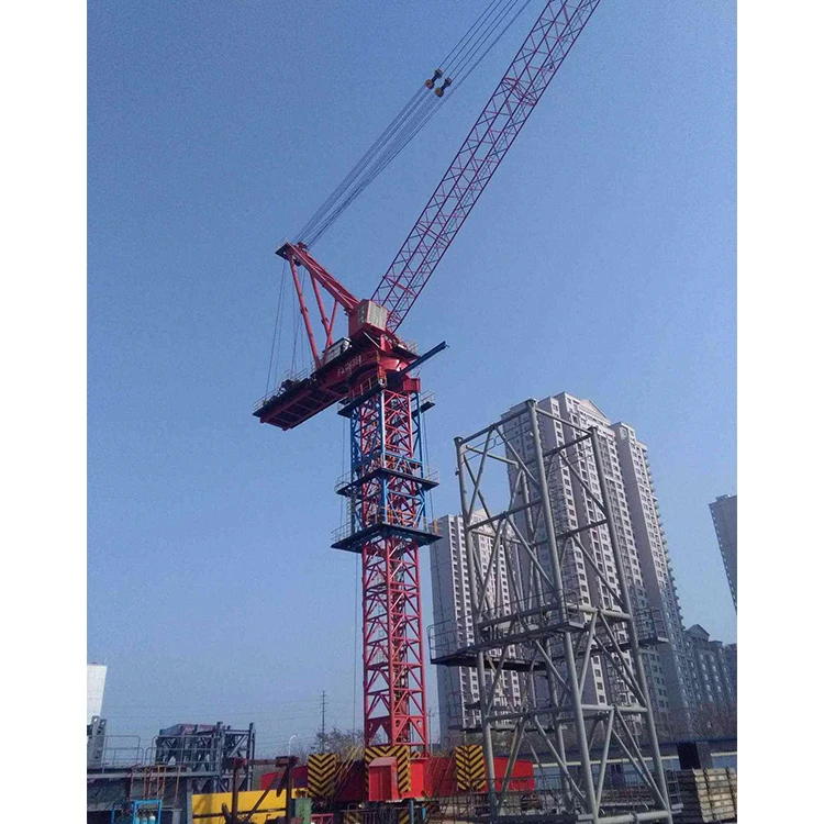 IHURMO  qtz 5020 qtz315(7040) qtz49 32t 6018 internal climbing jacking crane machine for construction 4 tower crane