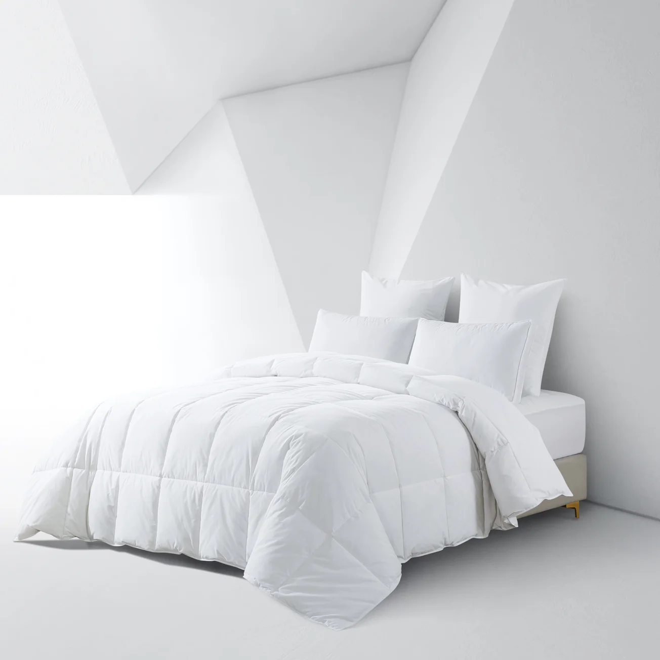 Комплект одеял из четырехсезонного полиэстера, лоскутное одеяло для отеля, постельное белье, 100% Хлопковое одеяло с вышивкой