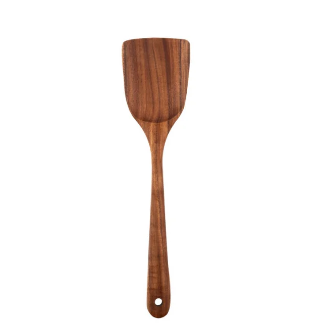  Amazon Горячая продажа ручной работы на заказ лазерный logowooden деревянный яичный венчик салат вилка скиммер Тернер шпатель набор