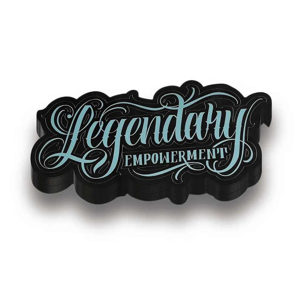 custom logo vinyl pvc holographic personalized decal paper sticker decorative Recyclable waterproof die cut label sticker