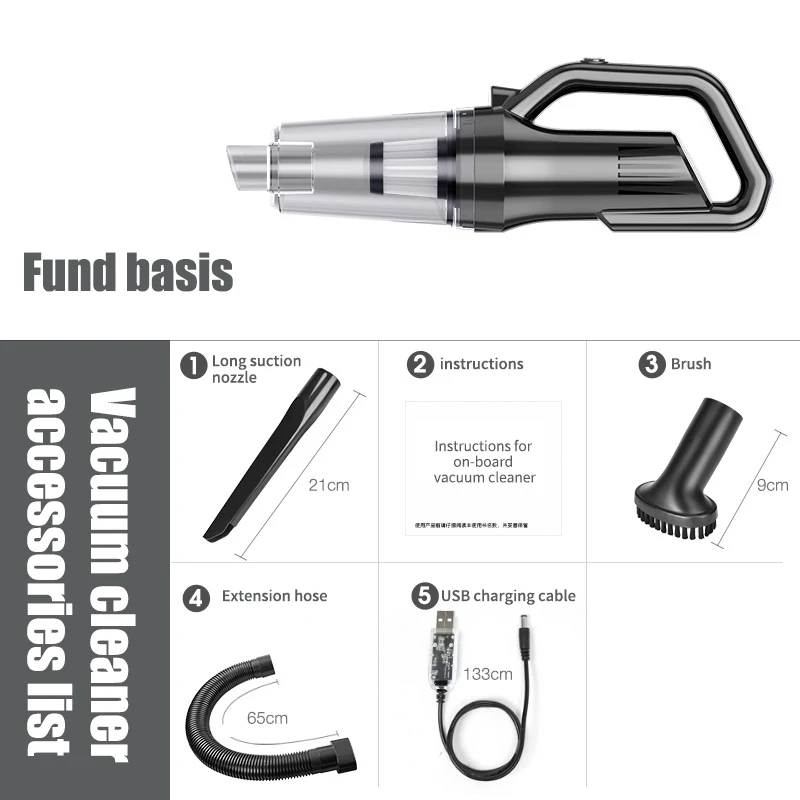 Wholesale Home Wireless 12000Pa Strong Strong Suction Quick Dust Removal Hand Stick Vacuums Cleaner