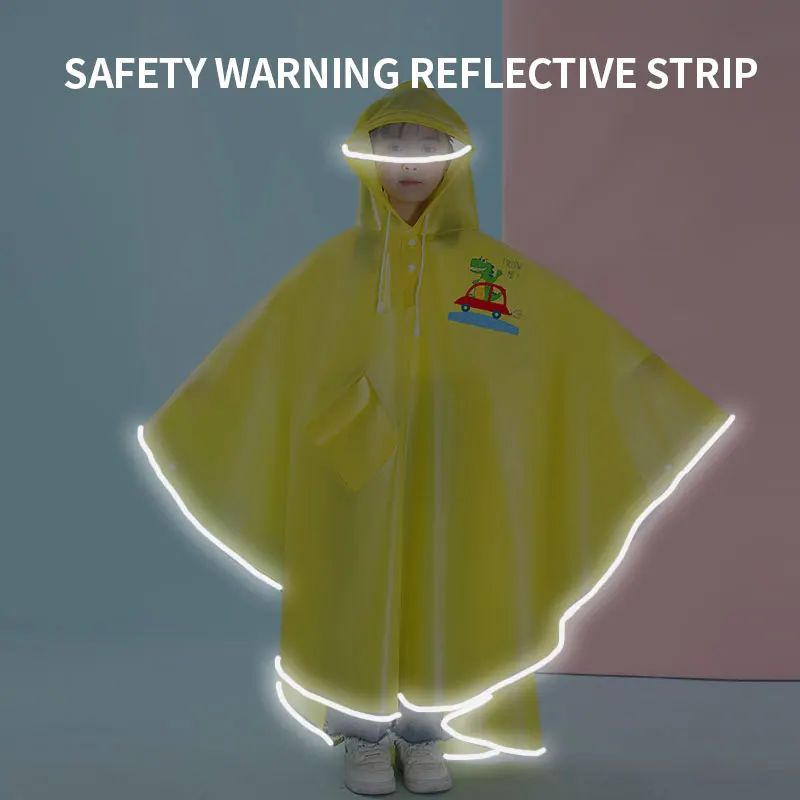 manufacture direct selling rainproof waterproof EVA   poncho custom raincoat kids for  traveling tour