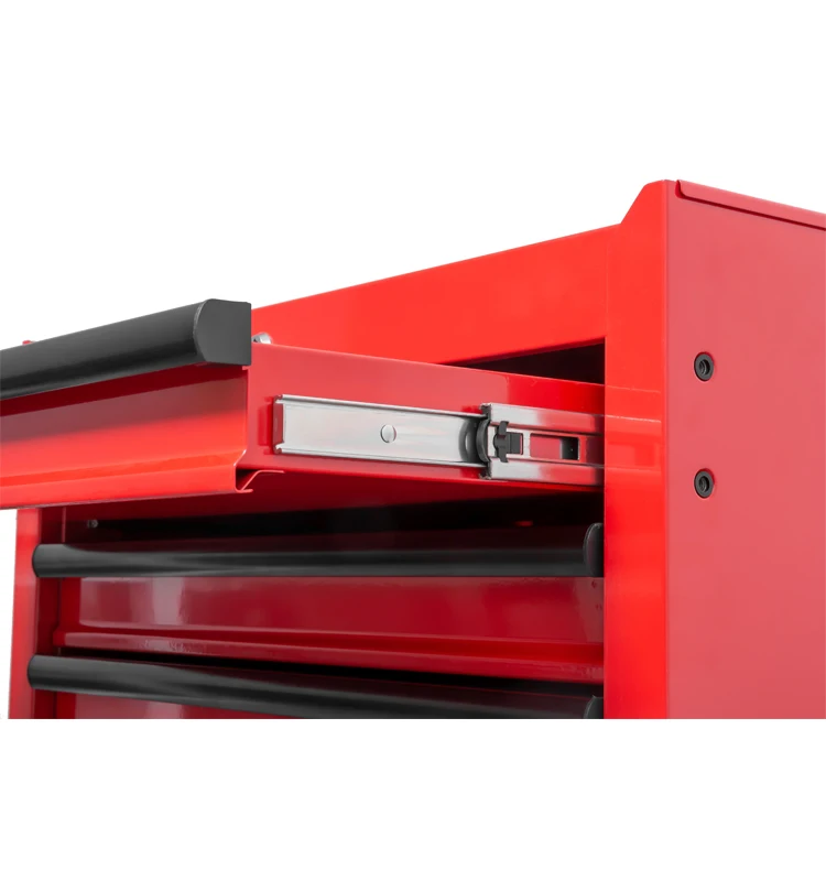 toolbox trolley 26.5 Inch  Red Coating  6 Drawer  Rolling tool trolley with tools