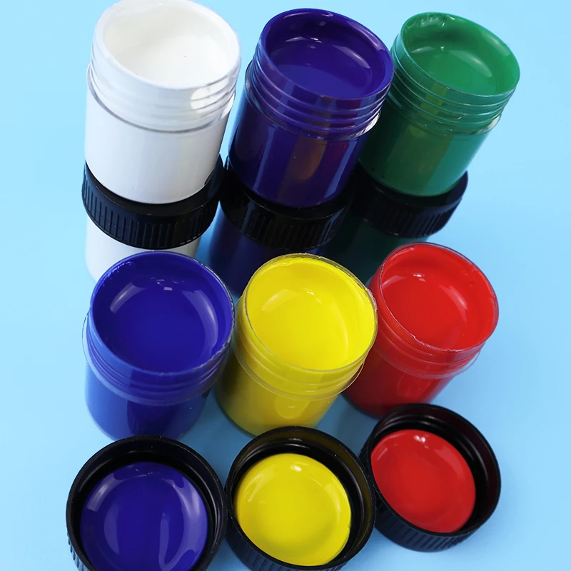 Popular Hot Sell Art Supplies In Acrylic Paints Small Set Pigment Tray