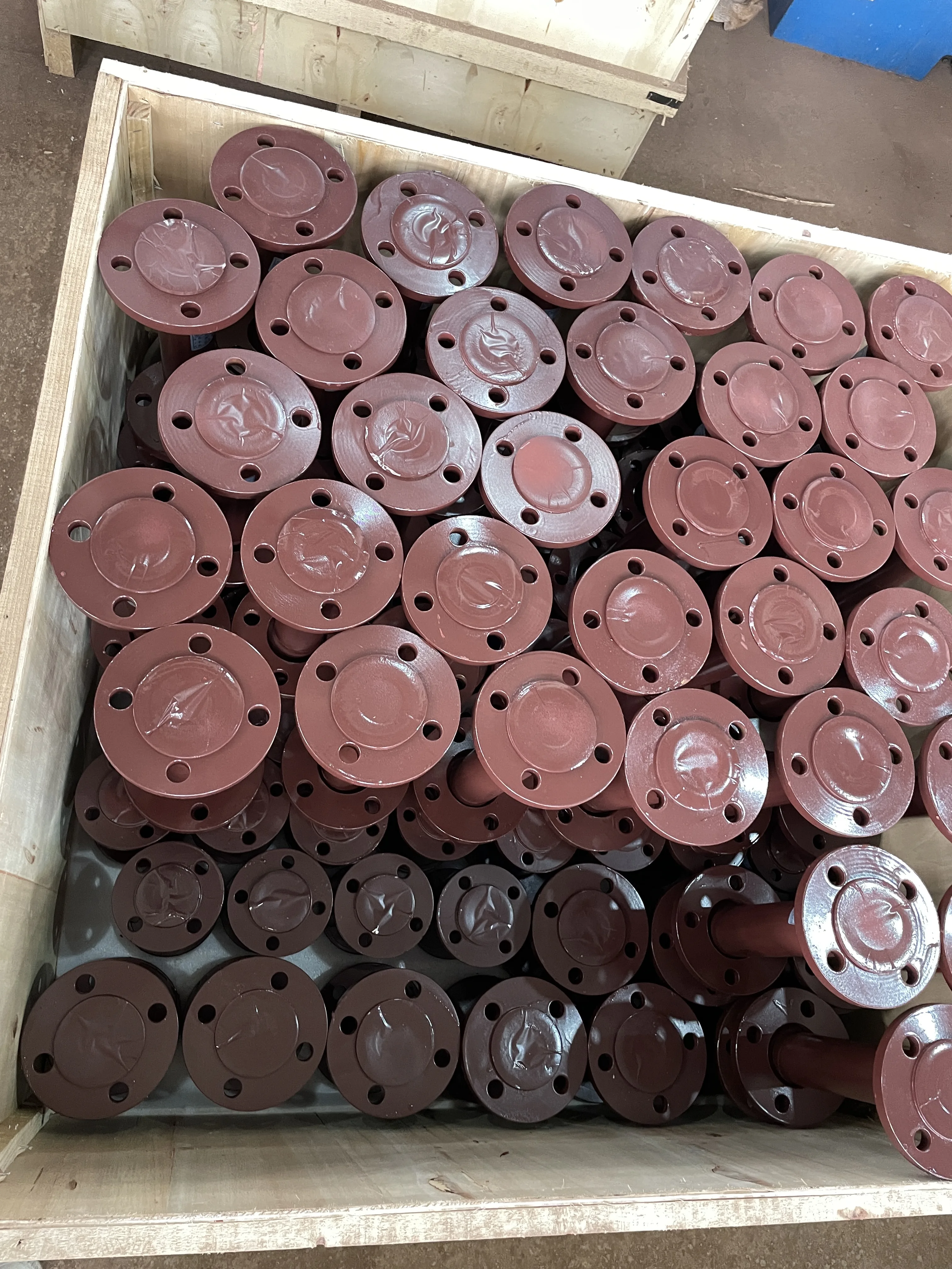 Carbon Steel PTFE/PFA Lined Straight Pipes/Spools with Fix/Loose Flanges for water treatment Chemical Industry