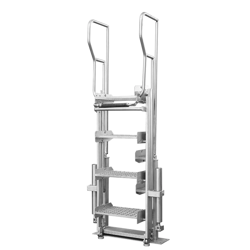 Многофункциональная складная лестница из нержавеющей стали и алюминия для регулируемой загрузки нефти