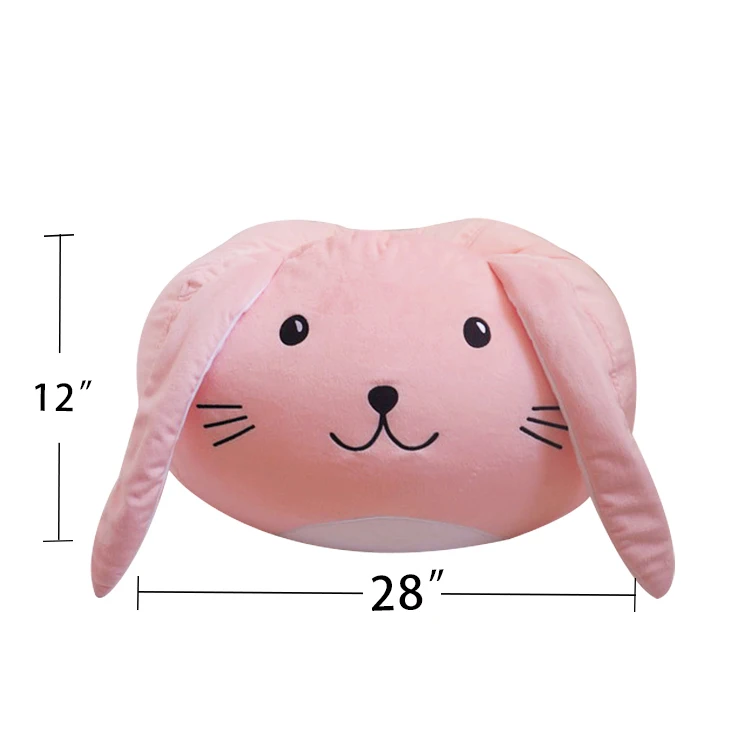 Мини-стул в помещении для детей, кролик, панда, медведь, енот, бегемот, животное